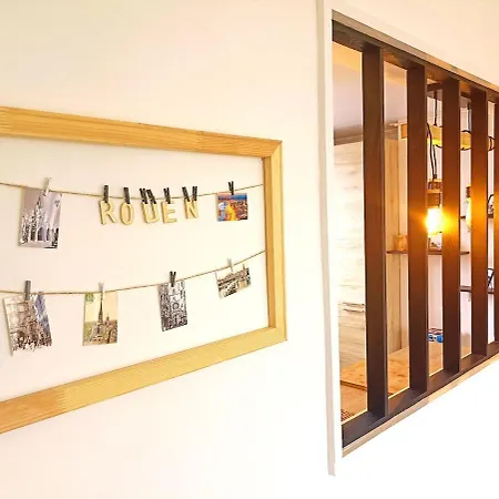 Lägenhet T3 Cosy Lumineux Proche Rouen & Zenith 4 Pers
